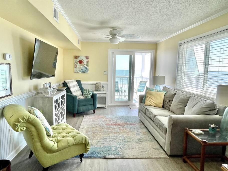 *2Br Oceanfront Retreat*King Ensuite*Pool*Nmb Cherry Grove*Pc4 Myrtle Beach Eksteriør bilde