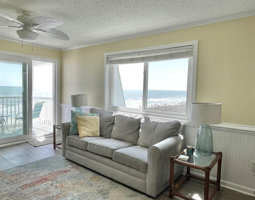 *2Br Oceanfront Retreat*King Ensuite*Pool*Nmb Cherry Grove*Pc4 Myrtle Beach Eksteriør bilde