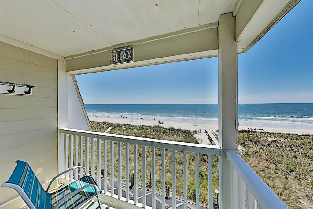 *2Br Oceanfront Retreat*King Ensuite*Pool*Nmb Cherry Grove*Pc4 Myrtle Beach Eksteriør bilde