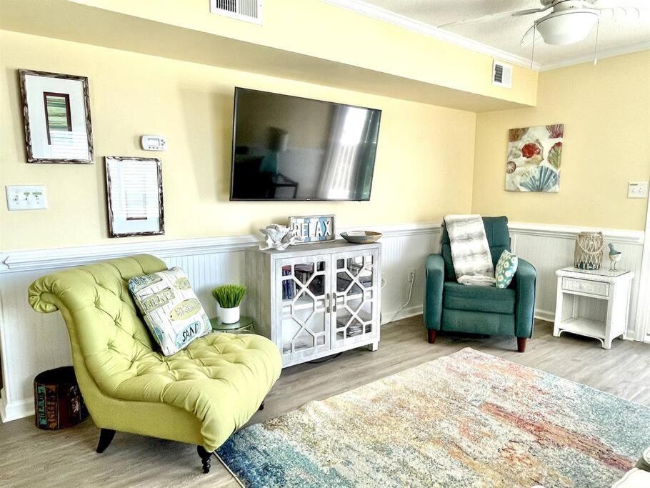 *2Br Oceanfront Retreat*King Ensuite*Pool*Nmb Cherry Grove*Pc4 Myrtle Beach Eksteriør bilde