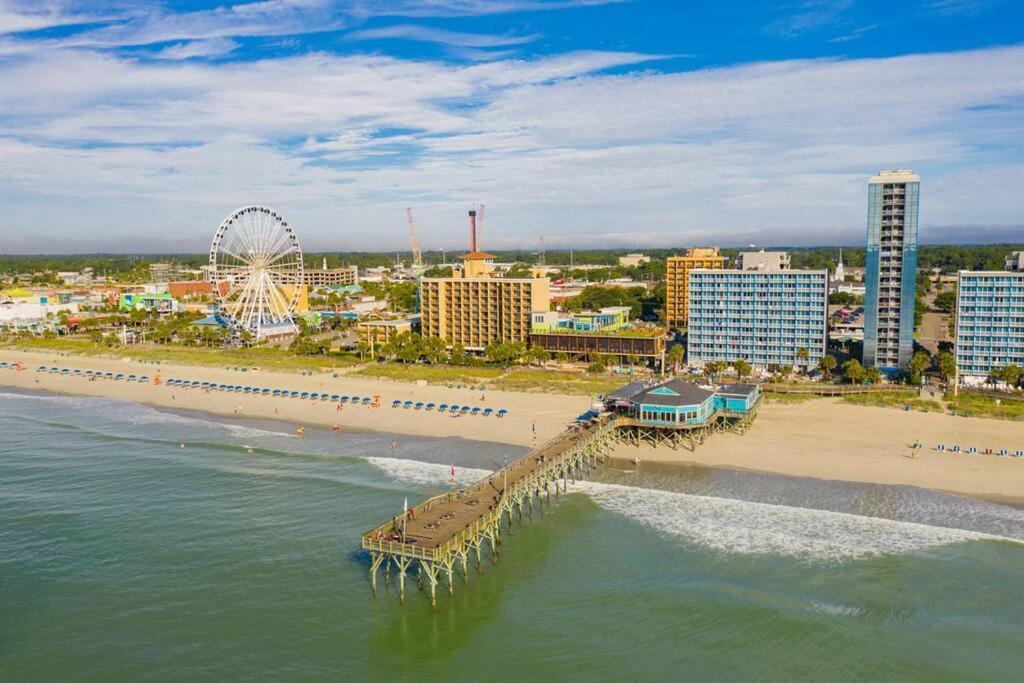 *2Br Oceanfront Retreat*King Ensuite*Pool*Nmb Cherry Grove*Pc4 Myrtle Beach Eksteriør bilde