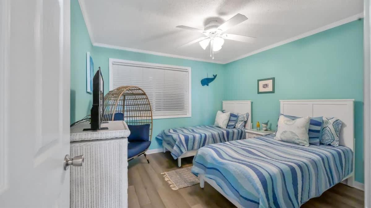 *2Br Oceanfront Retreat*King Ensuite*Pool*Nmb Cherry Grove*Pc4 Myrtle Beach Eksteriør bilde