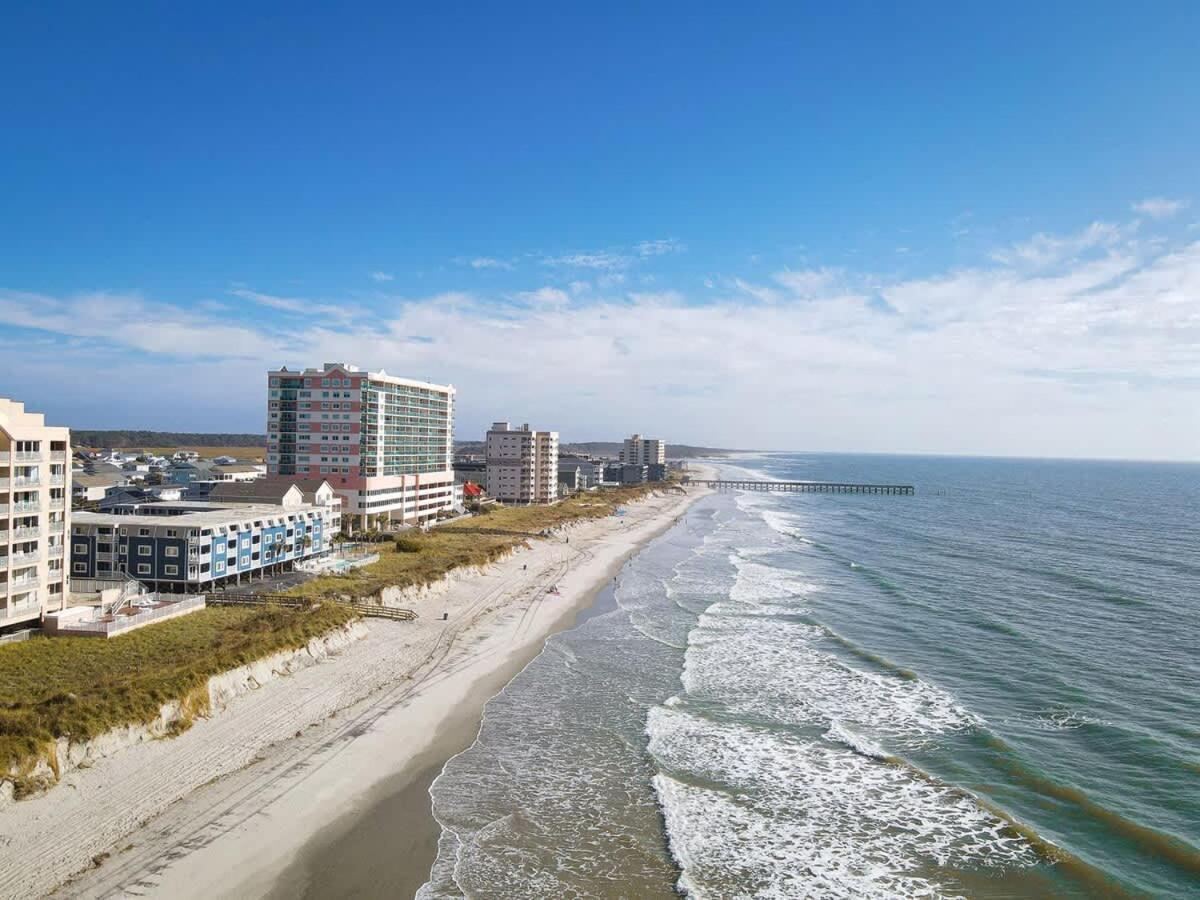 *2Br Oceanfront Retreat*King Ensuite*Pool*Nmb Cherry Grove*Pc4 Myrtle Beach Eksteriør bilde