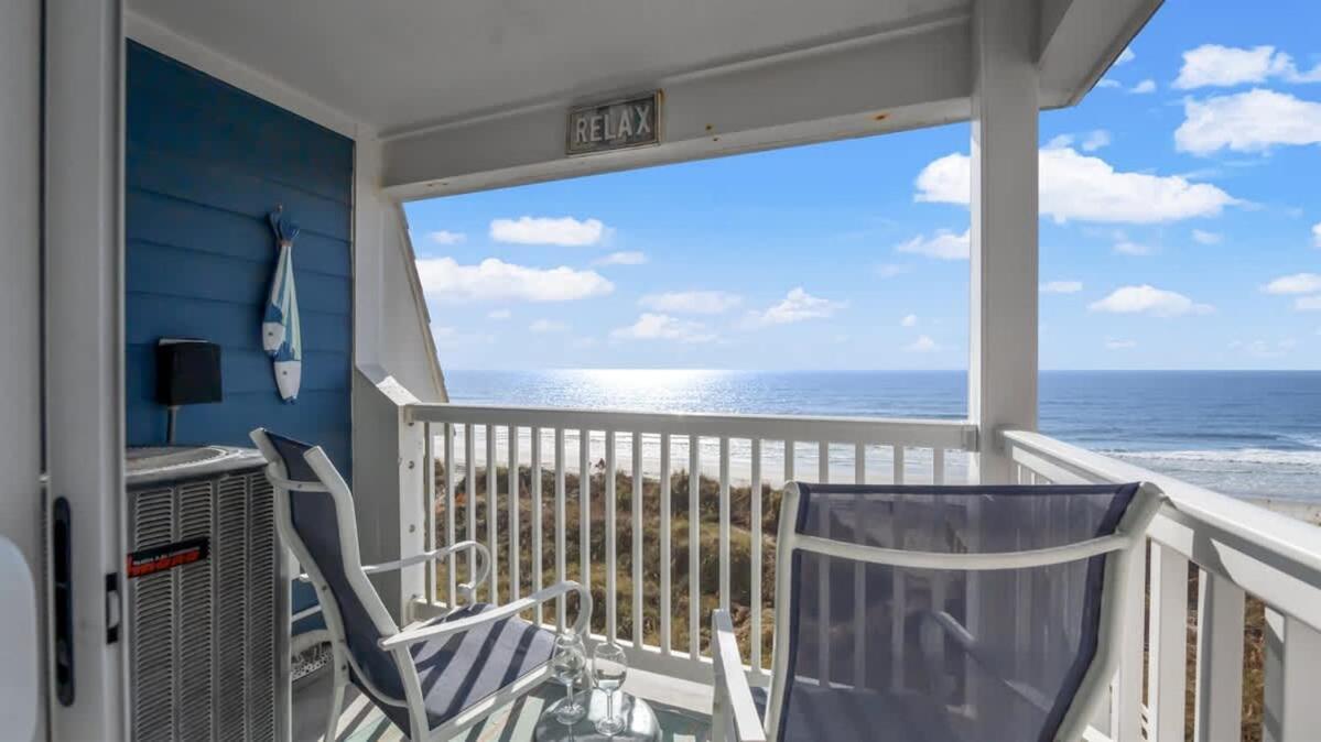 *2Br Oceanfront Retreat*King Ensuite*Pool*Nmb Cherry Grove*Pc4 Myrtle Beach Eksteriør bilde