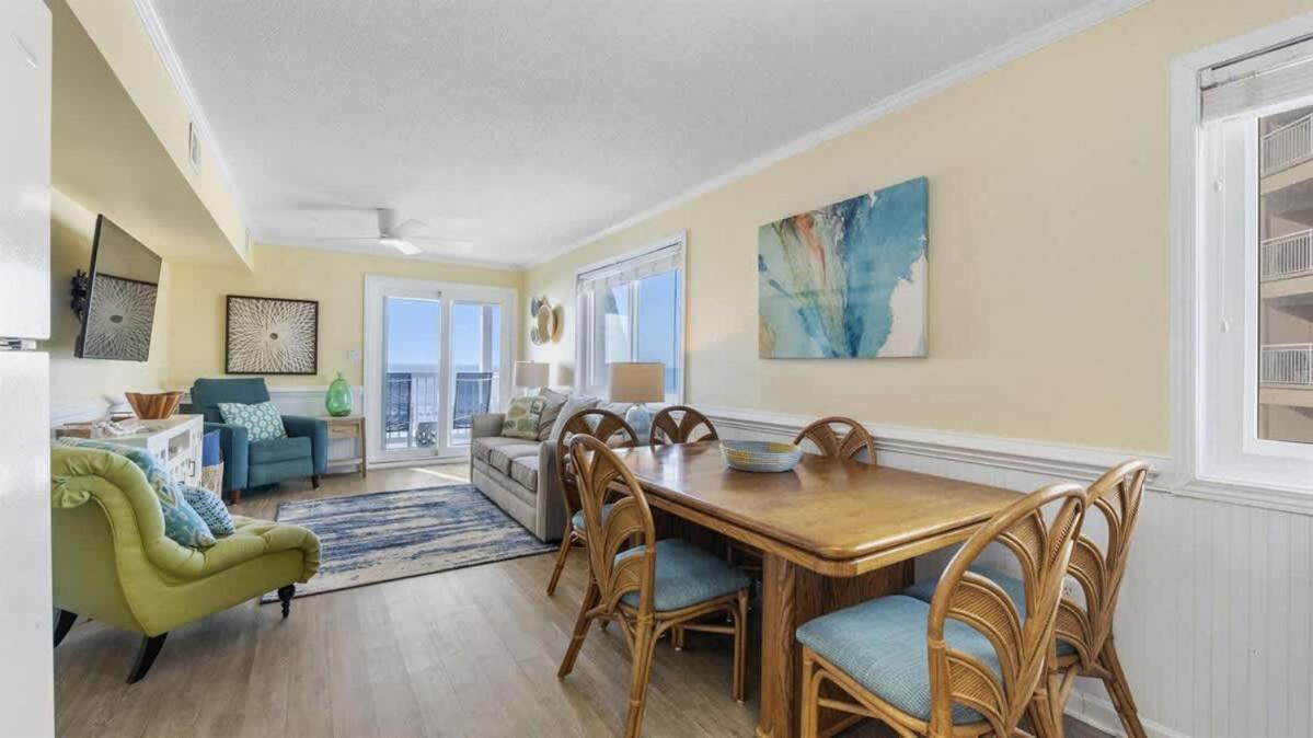 *2Br Oceanfront Retreat*King Ensuite*Pool*Nmb Cherry Grove*Pc4 Myrtle Beach Eksteriør bilde