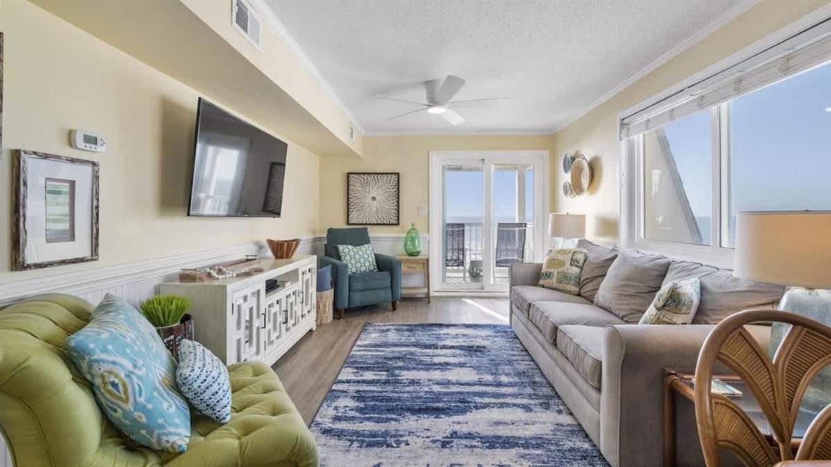 *2Br Oceanfront Retreat*King Ensuite*Pool*Nmb Cherry Grove*Pc4 Myrtle Beach Eksteriør bilde