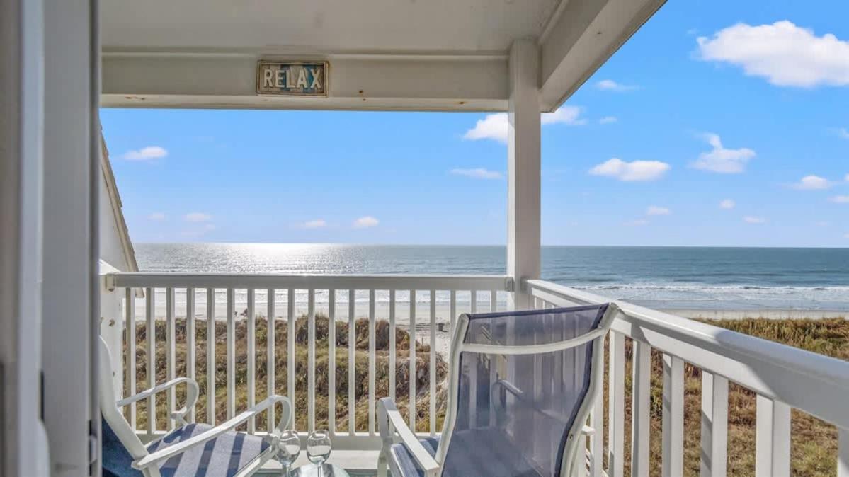 *2Br Oceanfront Retreat*King Ensuite*Pool*Nmb Cherry Grove*Pc4 Myrtle Beach Eksteriør bilde